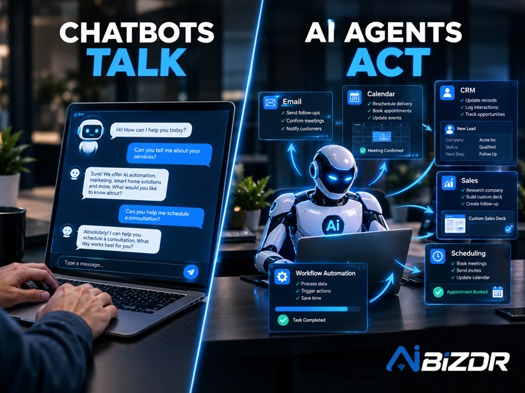 Moving from Ai Conversation to Action
